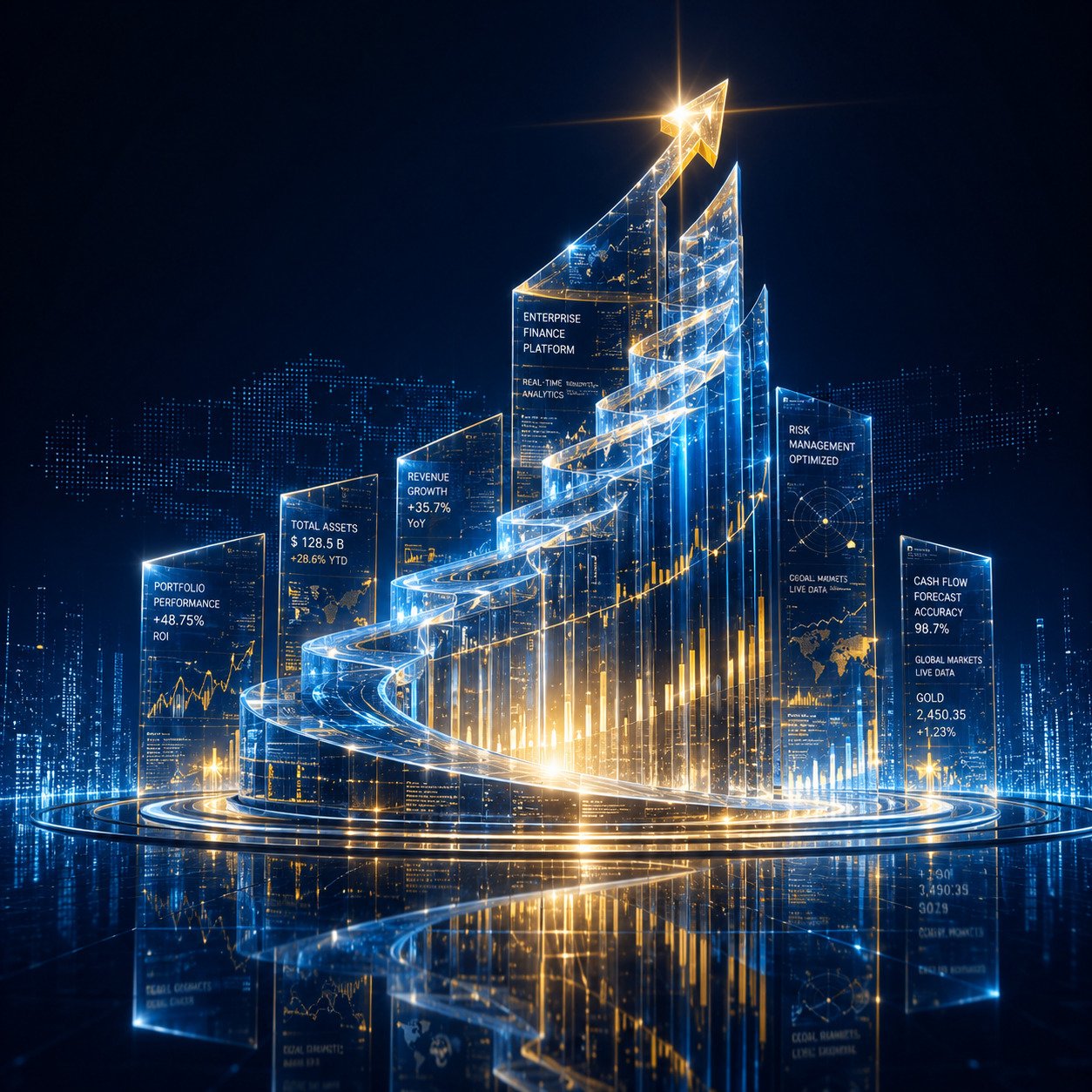 Technology solutions for financial services companies including automation, software development, and digital transformation