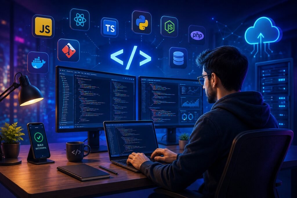 Custom software development services for scalable business applications and digital solutions